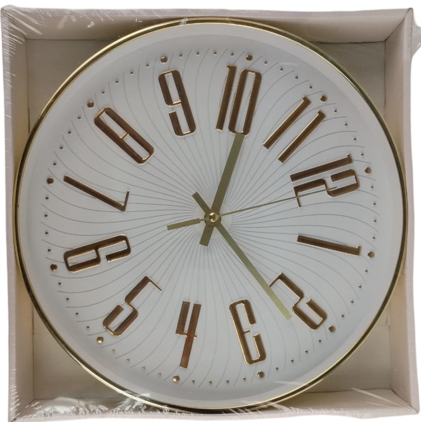 Casey Wall Clock Gold