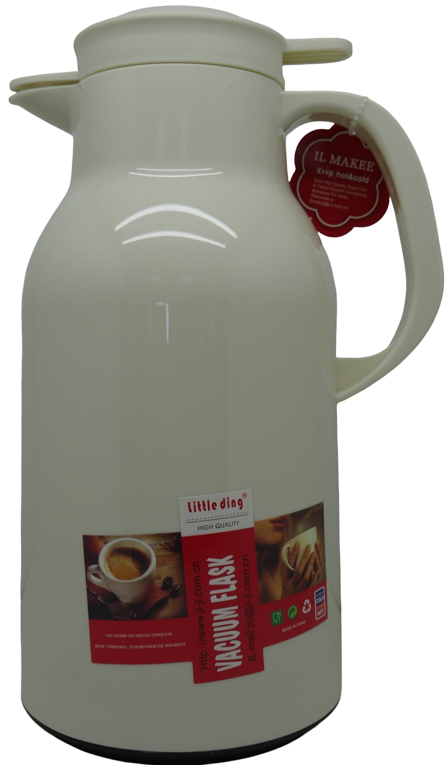 Casey Little Ding 1.3L Flask Jug White