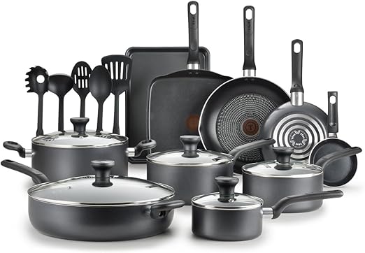 Tefal Easy Care Grey 20 Piece Cookware Set