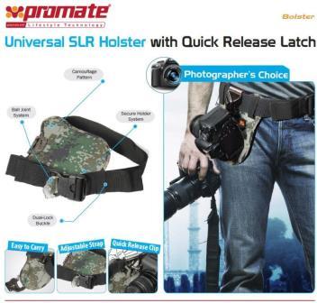 Promate Bolster Universal SLR Holster with Quick Release