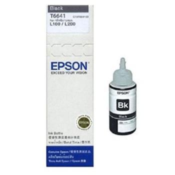 Epson T6641 Black Ink Bottle 70ml For L110 L300 L210 L355