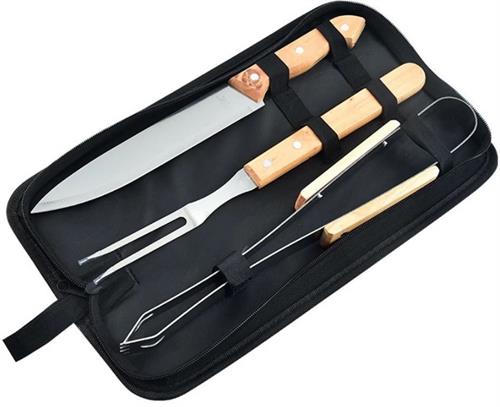 Casey 3-Piece Stainless Steel Braai Utensil Set