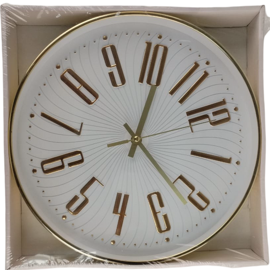 Casey Wall Clock Gold