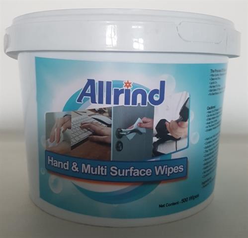 Allrind Hand and Multi Surface Sanitizing Wet