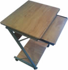 COMPUTER DESK-WOOD FINISH