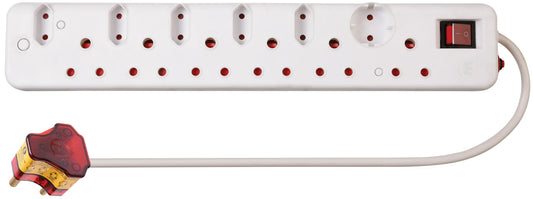 Ellies 12 Way Surge Multiplug Adator