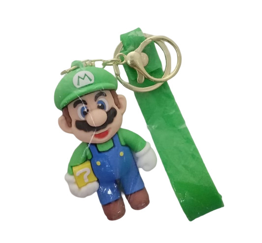 Casey Green Luigi Character Key Chain