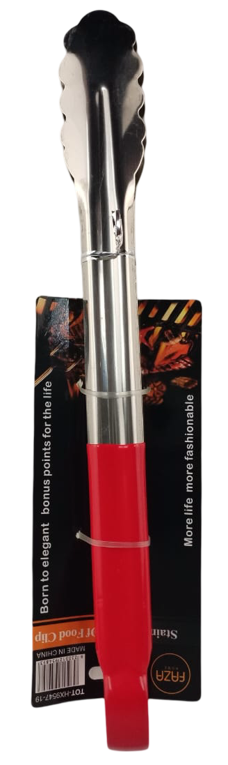 Casey Faza Stainless Steel BBQ Tongs – 30cm